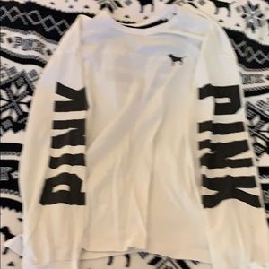 Pink long sleeve T-shirt